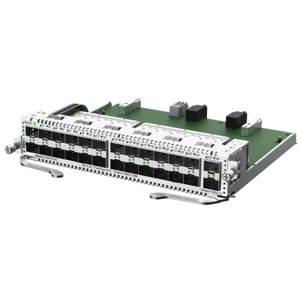 Ruijie M6000-24SFP2XS Tarjeta Optica Switch para Chasis - 24x SFP hasta 1Gbps - 2x SFP+ hasta 10Gbps - Color Acero