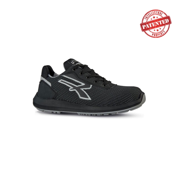 Upower Scudo S ESD Calzado de Seguridad - Talla 35 - Puntera AirToe Aluminium, Antipinchazos, Resistente a la Abrasion, Transpirable, Suela PU/PU High Rebound, Proteccion S3S CI FO SR - Colo