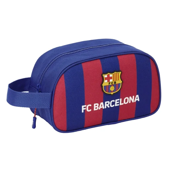 Safta F.C. Barcelona Neceser - 1 Compartimento - Asa de Mano - 26x15x12cm - Color Rojo y Azul