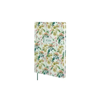 Finocam Dynamic Porto Design Agenda - Anual 2026 - Tapa Dura - Formato Y10 - 145x12x210mm - Semana Vista en Vertical - Tematica de Flores