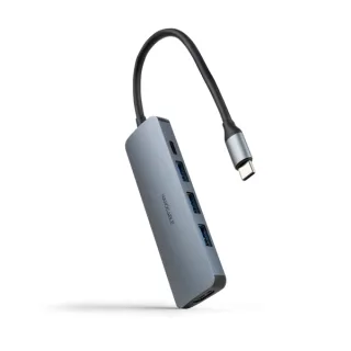 Nanocable Hub USB-C 3xUSB-A+HDMI+USB-C PD
