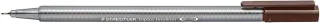 Staedtler Triplus Fineliner 334 Rotulador de Punta Fina - Trazo de 0.3mm - Tinta Base de Agua - Color Sepia Calido · Pack de 10 uds.
