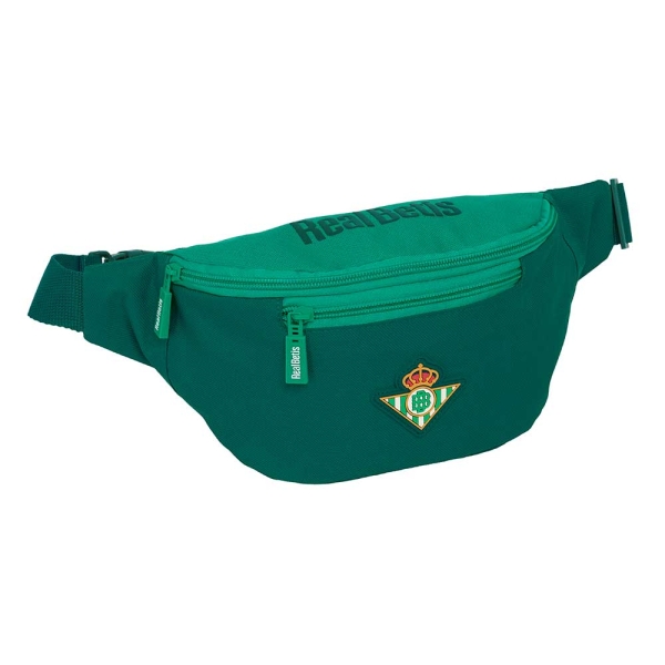 Safta Real Betis Balompie Bolsa de Cintura - Cremallera - Resistente al Agua - Cintas Ajustables - 2.485L - 230x90x120mm - Color Verde