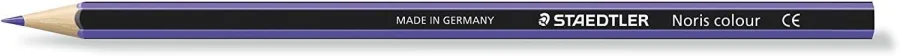 Staedtler Noris Colour 185 Lapiz Hexagonal de Color - Resistencia a la Rotura - Material Wopex - Color Violeta · Pack de 12 uds.