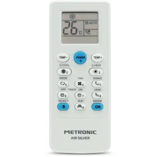Metronic Mando a Distancia Universal Aire Acondicionado - Color Blanco
