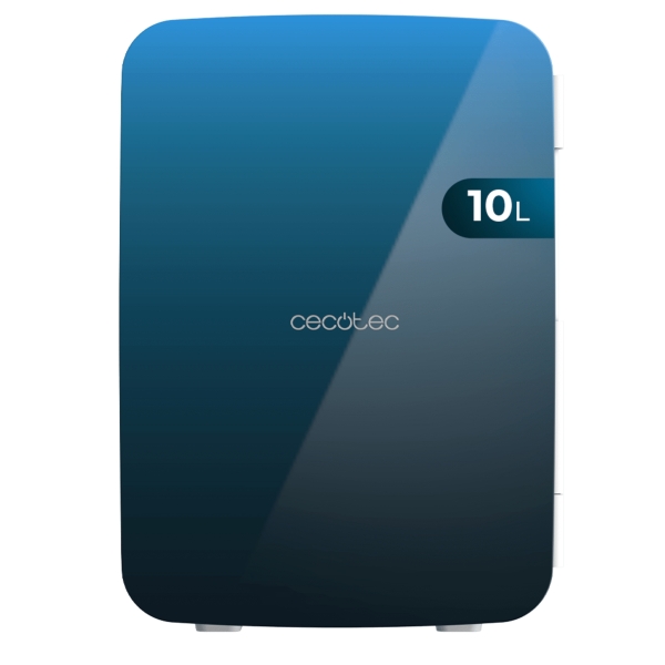 Cecotec Bolero MiniCooling 10L Bahamas Pat 1 Mini Frigorifico Portatil - Capacidad 10L - 12V/220V - Temperatura Regulable - Enfria hasta 7ºC - Funcion Calentamiento hasta 65ºC - Color Azul M