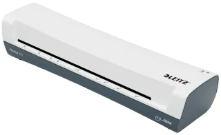 Leitz iLAM Home A3 Plastificadora - Hasta Tamaño A3 - Velocidad 300mm/min - Calentamiento en 3 Minutos - Grueso Bolsa 75 y 125mic - Incluye Paquete de 5 Bolsas de Plastificacion A4 - Color B