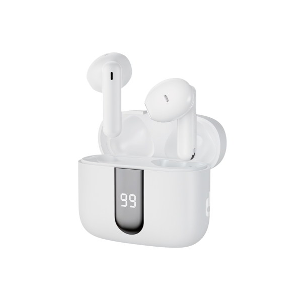 Blackbyte by Pedro Buerbaum Zenith Pro Auriculares Bluetooth - Cancelacion de Ruido ENC/ANC - Alcance 15m - Control Tactil - Color Blanco