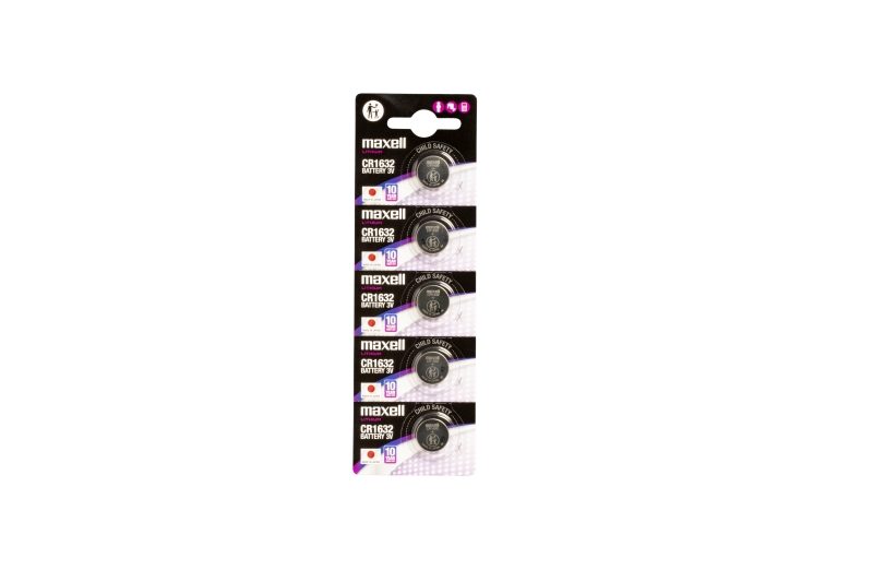 Maxell Pack de 5 Pilas Litio de Boton CR1632 3V