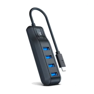 Ewent E1137 HUB USB TIPO C 4 PUEROS USB 3.1
