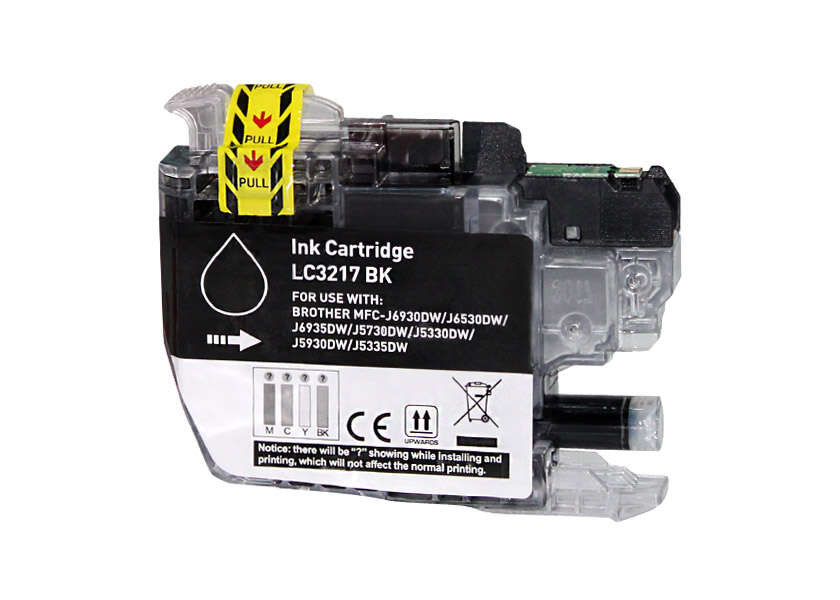 BULK - Brother LC3217 Negro Cartucho de Tinta Generico - Reemplaza LC3217BK · Pack de 50 uds.