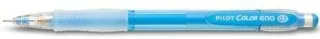 Pilot Portaminas Color Eno H-197 - Trazo 0.7mm - Grip de Goma - Goma de Borrar - Mina Color Azul Claro