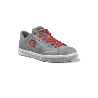 Upower Forest S Calzado de Seguridad Bajos - Talla 38 - Empeine en Piel Engrasada, Hidrofugos, Puntal de Aluminio, Suelas Antideslizantes, Proteccion S3S FO SR - Color Gris