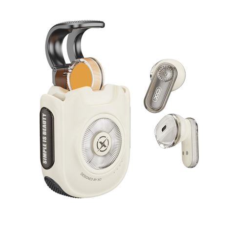 XO G39 Auriculares - Bluetooth 5.3 - TWS - Cancelacion de Ruido - Control Remoto para tus Videos y Fotos - Color Blanco