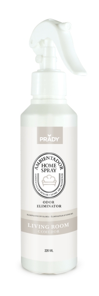Prady Ambientador Home Spray Neutralizador de Olores Para Comedor - Frasco de 220 ml - Spray Pulverizador