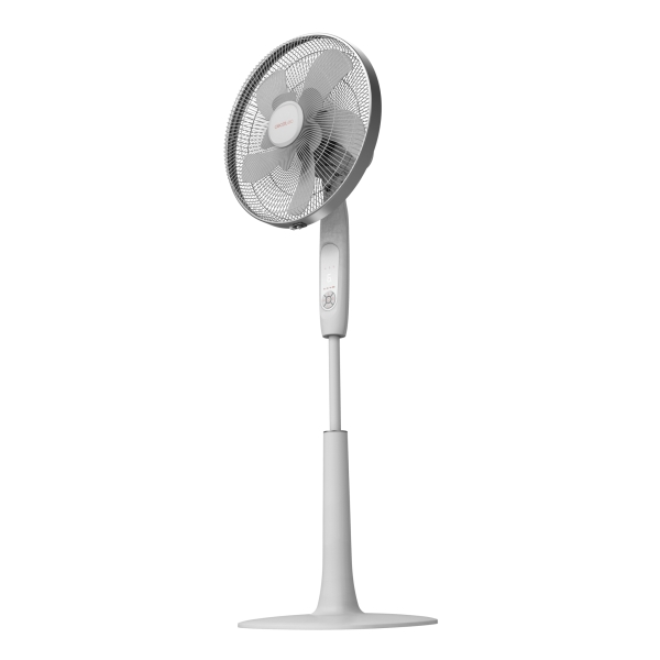 Cecotec EnergySilence 1010 ExtremeConnected Ventilador de Pie con 10 Aspas - 60W - Diametro de 40cm - 6 Velocidades y 3 Modos - Temporizador - Altura Ajustable de 115 hasta 135cm - Color Bla