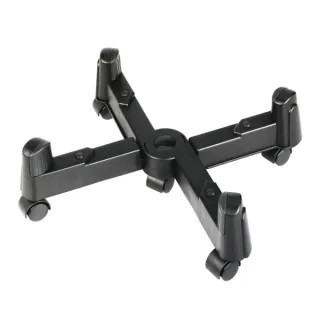 Hama Soporte en X para CPU - Capacidad hasta 25kg - Ruedas - Gomas Antideslizantes - 9.7x40x11.8cm - Color Negro