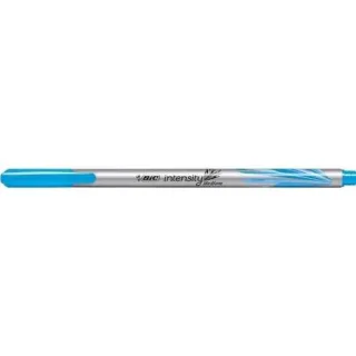 Bic Intensity Medium Rotulador de Punta Media de 0.8mm - Tinta con Base de Agua - Color Turquesa · Pack de 12 uds.