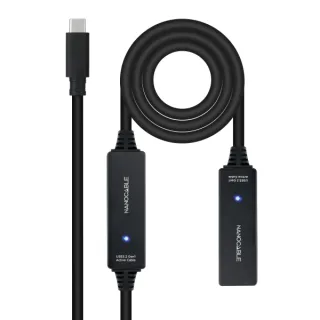 Nanocable Cable USB 3.2 amplif. C/M-C/H 10 m