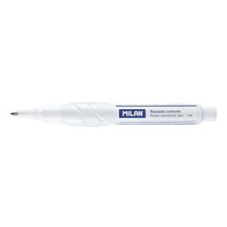 Milan Boligrafo Corrector Liquido 7ml - Punta Metalica