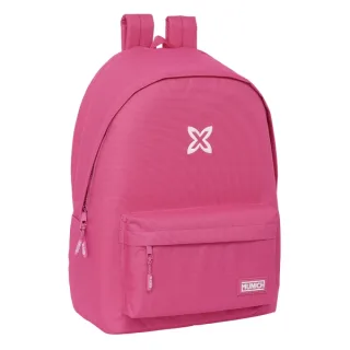 Safta Munich Basicos Fucsia Mochila para Portatil hasta 15.6" - Antirrobo - Conector USB - Base Acolchada - Bolsillo Frontal - Hombreras Ergonomicas - 24.55L - 310x180x440mm - Color Rosa