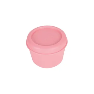 Milan 460 Since 1918 Fiambrera Hermetica Redonda de 0.25L - Libre de BPA - Tapa de Rosca - Apto para Microondas, Lavavajillas y Congelador - 10x7cm - Color Rosa