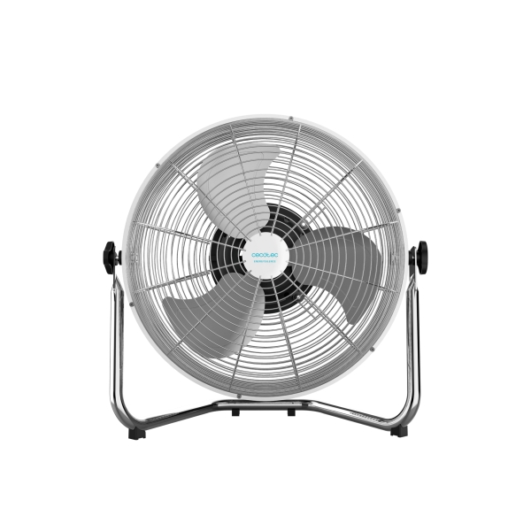 Cecotec EnergySilence 4500 Gyropro Ventilador Industrial de Suelo - 110W - Oscilacion Automatica - Aspas Metalicas de 45cm - Silencioso - 3 Velocidades - Inclinacion Total - Acabado en Acero