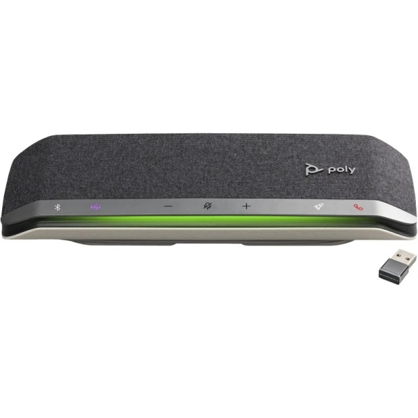 HP Poly Sync 40+ Altavoz Manos Libres + Dongle BT700 - Bluetooth - Doble Microfono - 30 Horas de Autonomia - IP64