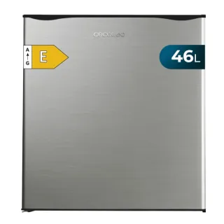 Cecotec GrandCooler 20000 L SilentCompress Inox E Mini Frigorifico - Capacidad 46L - Acero Inoxidable - 48x45x48.7cm - Color Acero