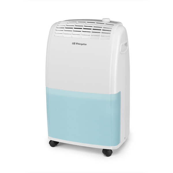 Orbegozo DH 2025 Deshumidificador - Potencia 420W - Absorbe 20 L/Dia - Deposito de 3.6L - Respetuoso con el Medio Ambiente - Temporizador - Ruedas y Asa de Transporte - 34.5x22.5x58cm - Colo