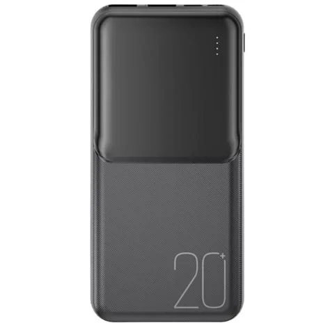 XO PR252 Powerbank 20000mAh - USB-C y USB-A - Color Negro