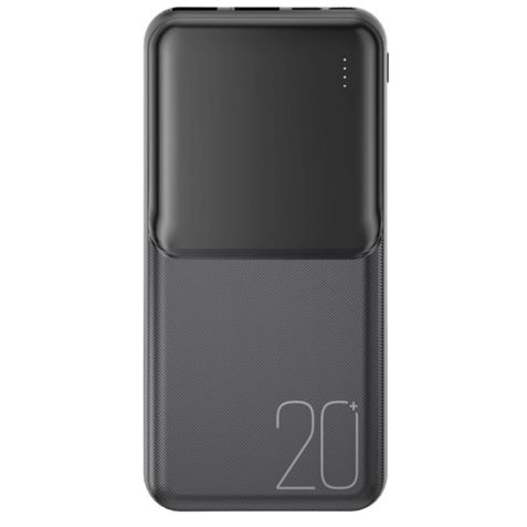 XO PR252 Powerbank 20000mAh - USB-C y USB-A - Color Negro