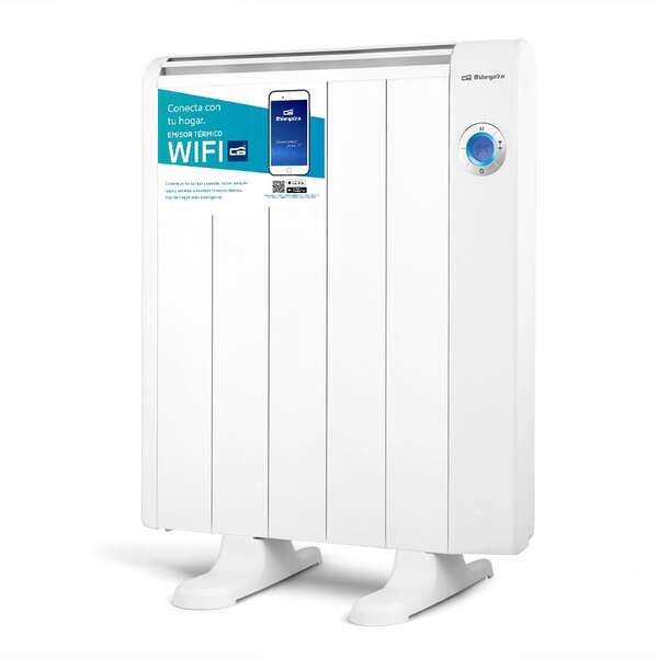 Orbegozo RRW-800 Emisor TermicoWifi RealWarm Elements - Control por Voz con Google Assistant y Alexa - Programacion Diaria y Semanal - Funcion Deteccion de Ventanas Abiertas - Display Digital LCD