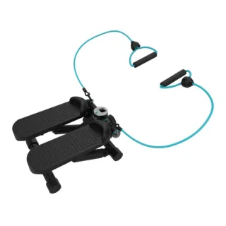 Cecotec Drumfit StepTrain 1000 Band Stepper Compacto con Bandas Elasticas - Pantalla LCD - Resistencia Regulable Manualmente - Pedales Antideslizantes - Compacto - Soporta hasta 100kg - Colo