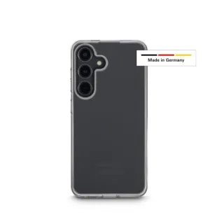 Hama Always Clear Funda para Samsung Galaxy S24 - Antideslizante - Poliuretano Termoplastico - Bordes Elevados - Color Transparente