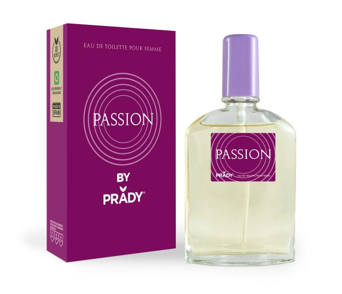 Prady Colonia de Mujer Passion - Frasco de 90 ml - Spray Pulverizador