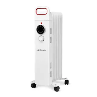 Orbegozo RU 1500 Radiador de Aceite Elegance - Potente y Seguro - 1500W - 7 Elementos Calorificos - Termostato Regulable - Proteccion Antivuelco y Sobrecalentamiento - Facil Manejo y Transpo
