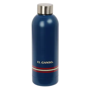 Safta el Ganso Classic Botella Termo de 500ml - Acero Inoxidable - 70x225mm - Color Azul Marino