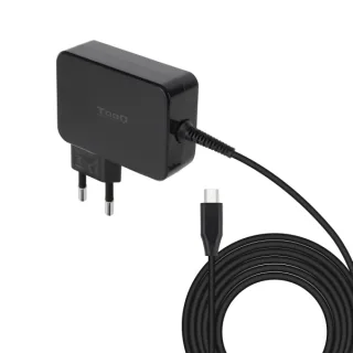 Tooq Cargador portátil GAN USB-C PD 100W Negro