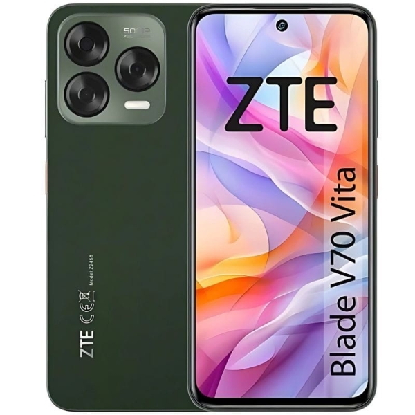 ZTE Blade V70 Vita Smartphone Pantalla 6,7" - 8+12 GB RAM - 256 GB - 90 Hz - Camara 50 MP - Bateria 5000 mAh - Color Verde