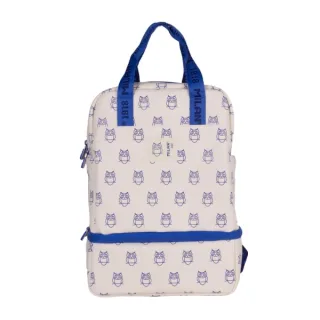 Milan Coleccion 460 Mochila Infantil con Compartimento Isotermico - Amplio Compartimento Interior - 2 Bolsillos Laterales - Capacidad Total 9,5L - Color Beige/Azul