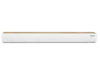 Thomson SB401BT Barra de Sonido 200W - Bluetooth 5.0 - Entrada de Audio de TV, Optica, AUX-IN de 3,5mm y Lector USB - Color Madera/Blanco