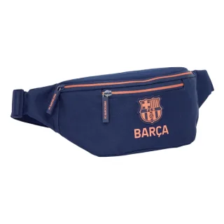 Safta F.C.Barcelona 2ª Equipacion Bolsa de Cintura - Cremallera - Cintas Ajustables - 2.49L - Material Resistente - 230x90x120mm - Color Azul Marino