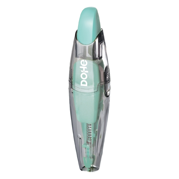 Dohe Serenity Cinta Correctora - 5mm x 6m - Pulsador Retractil - Recargable - Cuerpo Ergonomico - Color Verde · Pack de 10 uds.
