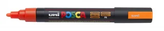 Posca PC-5M Marcador de Pintura - Punta de Bala 1.8-2.5mm - Tinta Base al Agua - Resistente a la Luz - No Permanente - Color Naranja · Pack de 6 uds.