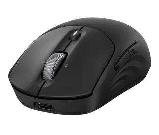 HP 705 Raton Inalambrico Recargable Ultra‑Rapido - Sensor Multi‑Superficie 6000 DPI - 7 Botones Programables - 2.4GHz y Bluetooth - Color Negro