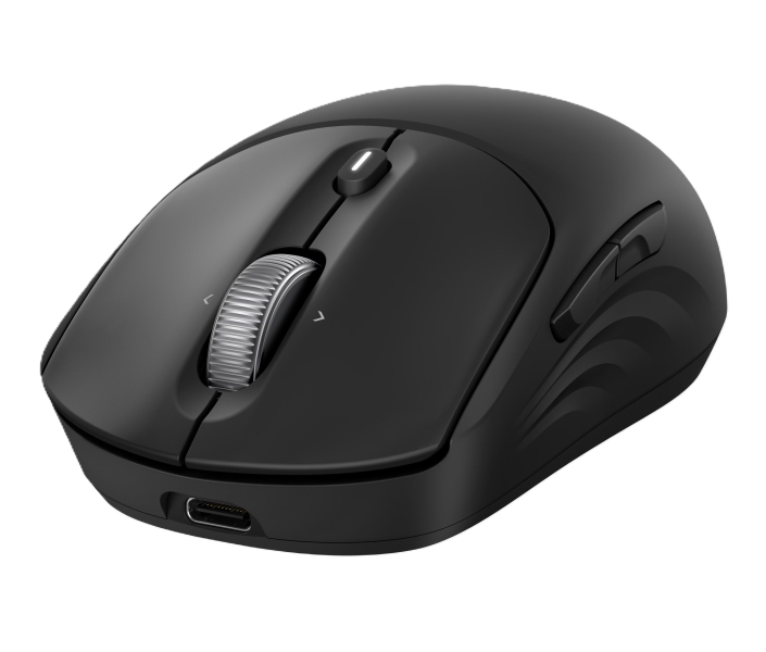 HP 705 Raton Inalambrico Recargable Ultra‑Rapido - Sensor Multi‑Superficie 6000 DPI - 7 Botones Programables - 2.4GHz y Bluetooth - Color Negro