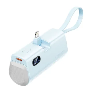Vention PowerBank 4800mAh - Lightning - Carga Rapida 22.5W - Conector Plegable - Color Azul