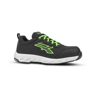 Upower Mitch ESD Calzado de Seguridad - Talla 35 - Proteccion S3S CI HI HRO FO SR, Resistencia a la Abrasion, Hidrofugos y Transpirables, Puntera Fibertoe, Suela Antideslizante - Color Negro