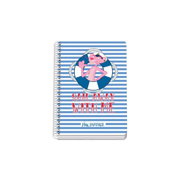 Dohe Cuaderno A5 - Cubierta en Cartulina Contracolada - Impresion a Todo Color - Guardas Impresas - Encuadernado en Espiral Metalico Blanco - 80 Hojas de Papel Offset de 90gr